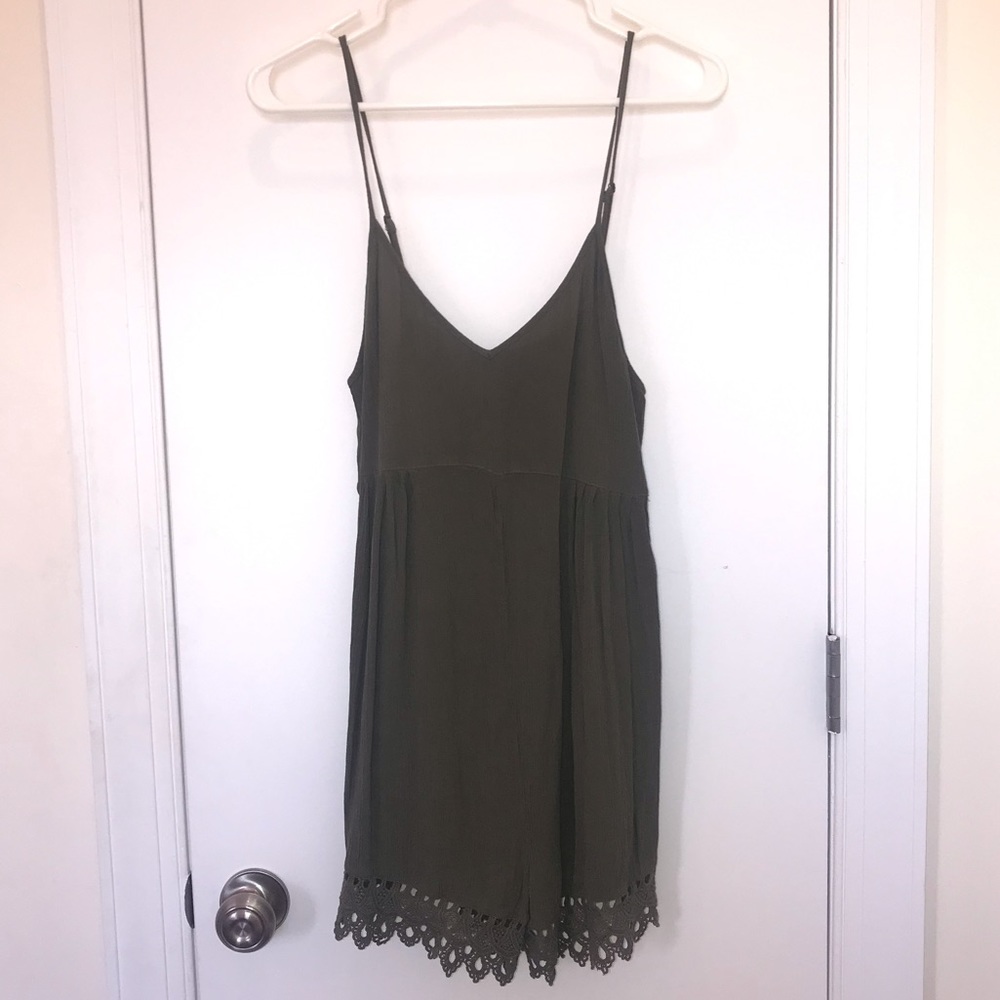Forever 21 Army Green Romper